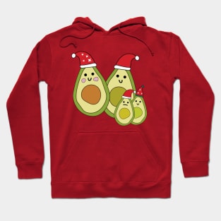 Avocado christmas family Hoodie